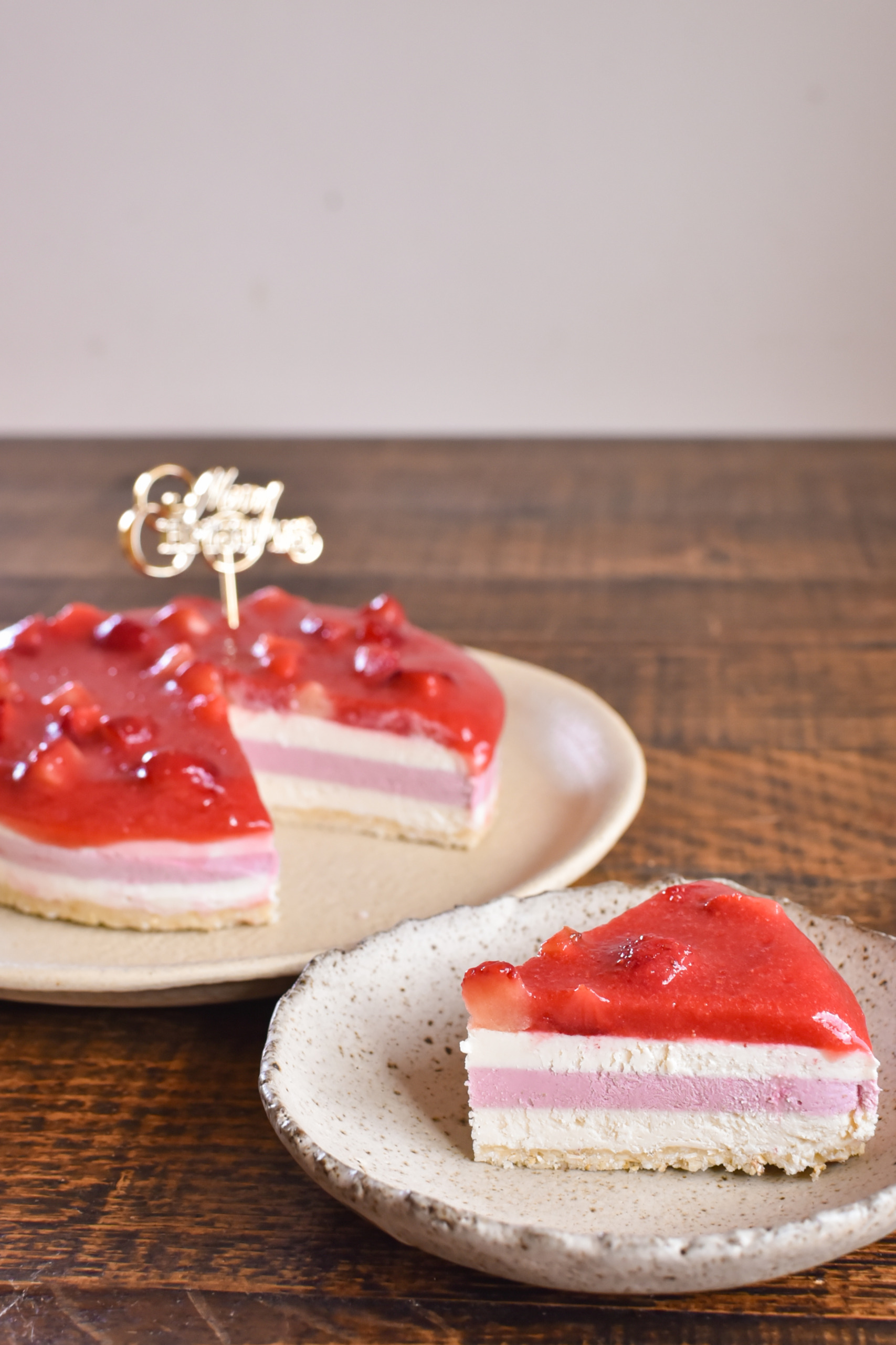 RAWストロベリーチーズケーキ